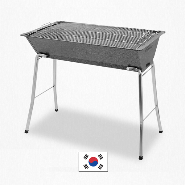 올쿡 캠핑 숯불 바베큐 그릴 베이직 스탠드 L 4~6인용